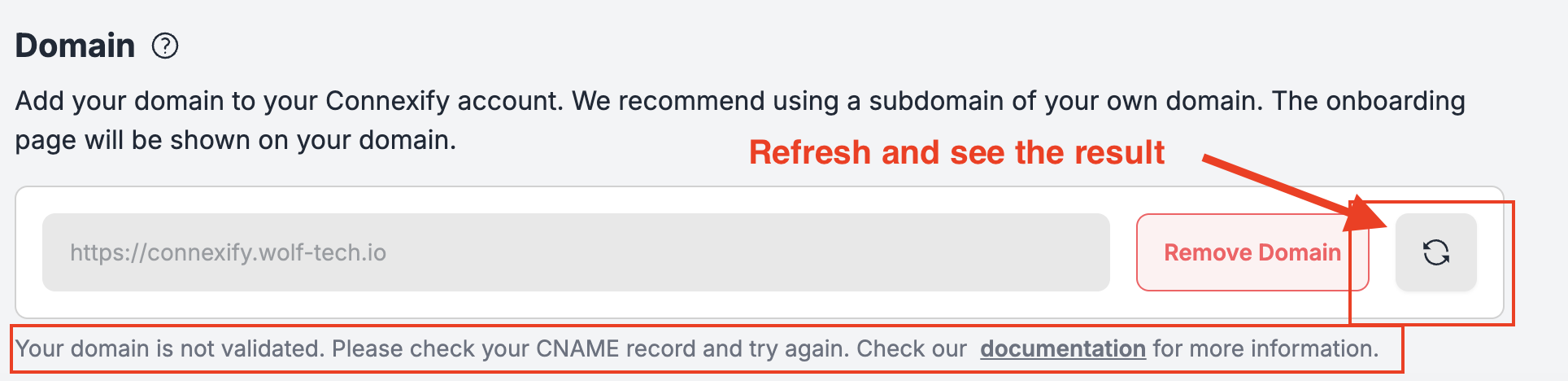 Domain Verification Required